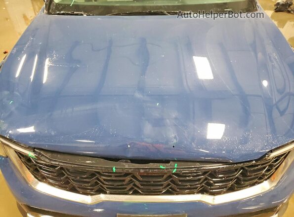 5XYRLDJC3RG287548 2024 KIA SORENTO Blue Vista del compartimento del motor