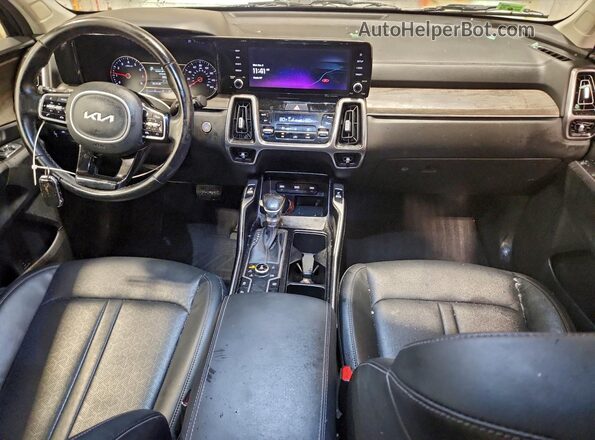 5XYRLDLC0NG130759 2022 KIA SORENTO Black Вид панелі приладів