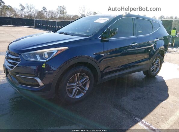 5XYZT3LB0HG497909 2017 HYUNDAI SANTA FE SPORT Blue Przód lewy