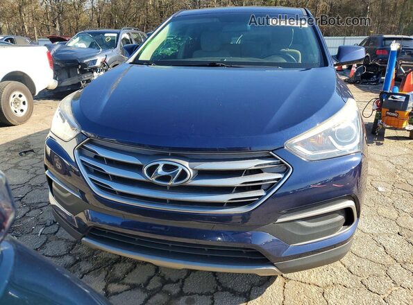 5XYZT3LB1JG507630 2018 HYUNDAI SANTA Синий Вид спереди