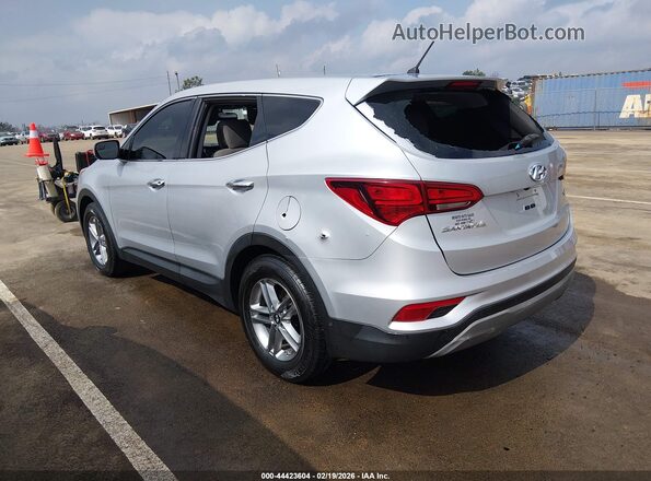 5XYZT3LB2JG544945 2018 HYUNDAI SANTA FE SPORT Серебряный Задняя левая четверть