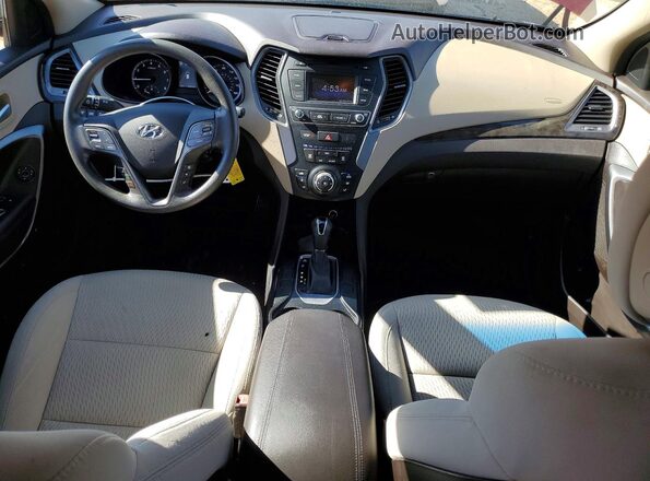 5XYZT3LB4JG541402 2018 HYUNDAI SANTA Красный Вид панели приборов