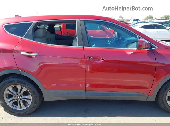 5XYZT3LB7GG318893 2016 HYUNDAI SANTA FE SPORT Красный Вид задней части салона