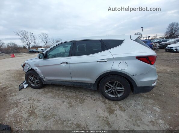 5XYZT3LB8HG381485 2017 HYUNDAI SANTA FE SPORT Серебряный Вид задней части салона