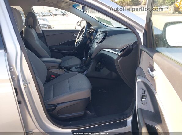 5XYZT3LB8JG541175 2018 HYUNDAI SANTA FE SPORT Silver Widok wnętrza z przodu