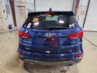 2017 Hyundai Santa Fe Sport 2.4l Синий vin: 5XYZT3LBXHG434140