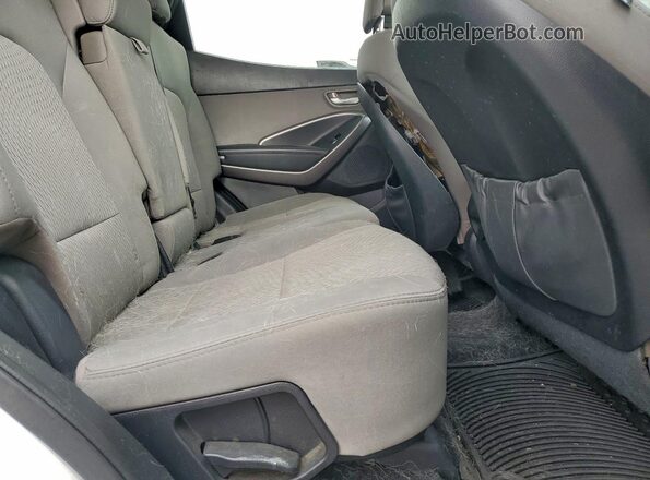 5XYZTDLB2GG350690 2016 HYUNDAI SANTA Белый Вид задней части салона