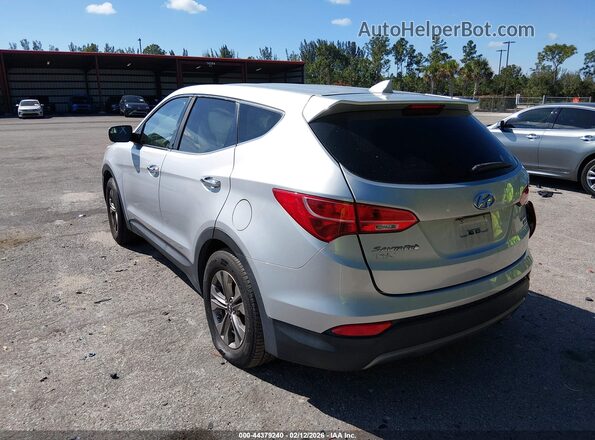 5XYZTDLB5GG346343 2016 HYUNDAI SANTA FE SPORT Серебряный Задняя левая четверть