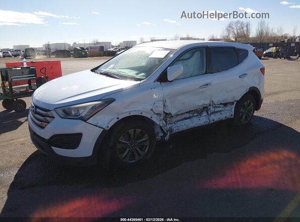 5XYZTDLB9GG319100 2016 HYUNDAI SANTA FE SPORT Белый Передняя левая четверть