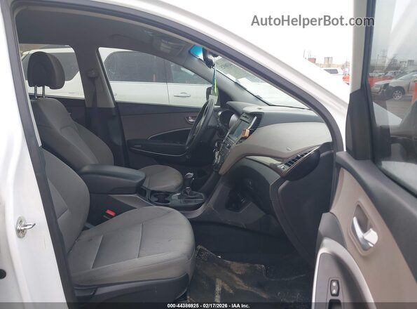 5XYZUDLB6HG390706 2017 HYUNDAI SANTA FE SPORT White წინა სალონის ხედი