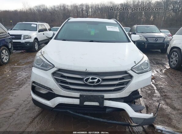 5XYZUDLB6HG390706 2017 HYUNDAI SANTA FE SPORT White ხელსაწყოთა პანელის ხედი