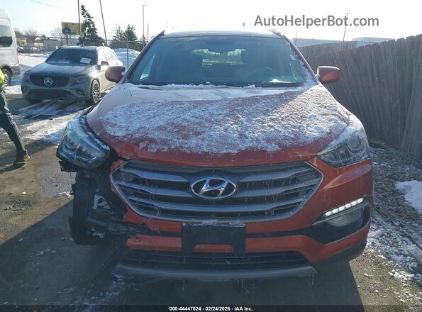 5XYZUDLB6HG465212 2017 HYUNDAI SANTA FE SPORT Orange Widok zestawu wskaźników