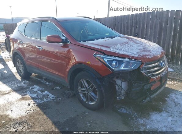 5XYZUDLB6HG465212 2017 HYUNDAI SANTA FE SPORT Orange Przód prawy