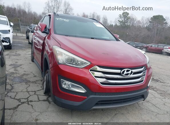 5XYZUDLBXGG314548 2016 HYUNDAI SANTA FE SPORT Красный Передняя правая четверть