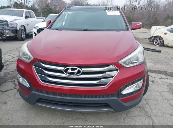 5XYZUDLBXGG314548 2016 HYUNDAI SANTA FE SPORT Красный Вид щитка приборов