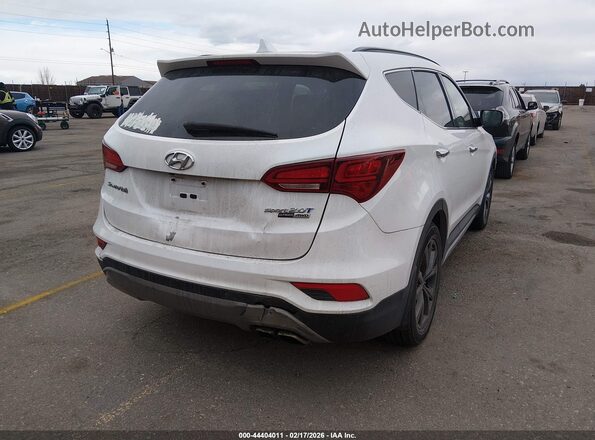 5XYZWDLA4HG473455 2017 HYUNDAI SANTA FE White Tył prawy