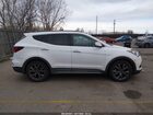 2017 Hyundai Santa Fe Sport   White vin: 5XYZWDLA4HG473455