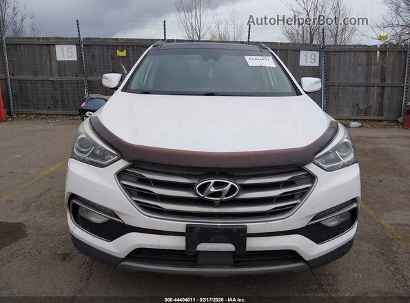 5XYZWDLA4HG473455 2017 HYUNDAI SANTA FE White Widok zestawu wskaźników