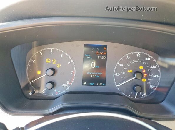 5YFB4MDE5SP354468 2025 TOYOTA LL Gray Vista del cuadro de instrumentos