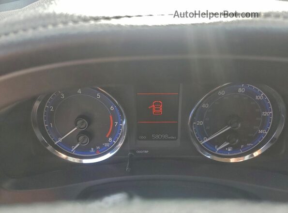 5YFBURHEXKP928344 2019 TOYOTA LL Серебряный Вид щитка приборов