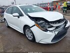 2022 Toyota Corolla Le White vin: 5YFEPMAE4NP292168