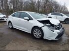 2021 Toyota Corolla Le White vin: 5YFEPMAEXMP257228
