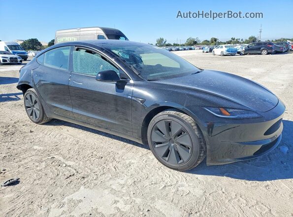 5YJ3E1EA2SF042602 2025 TESLA MODEL Black წინა მარჯვენა