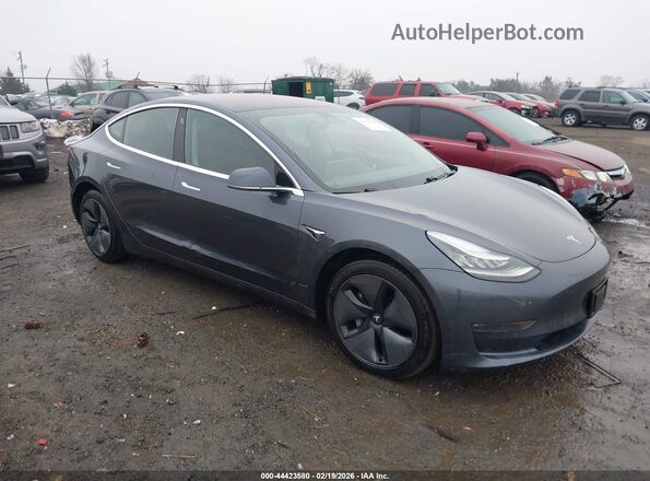 5YJ3E1EA4JF123647 2018 TESLA MODEL 3 Серый Передняя правая четверть