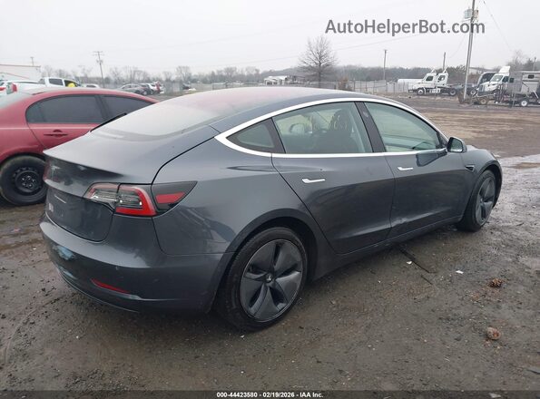 5YJ3E1EA4JF123647 2018 TESLA MODEL 3 Серый Задняя правая четверть