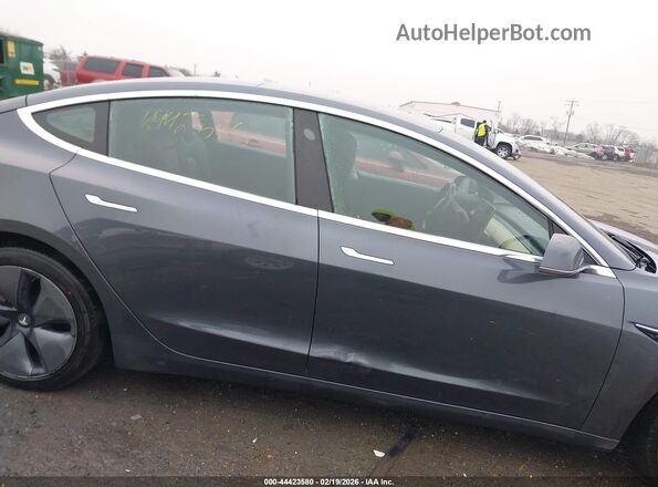 5YJ3E1EA4JF123647 2018 TESLA MODEL 3 Серый Вид задней части салона