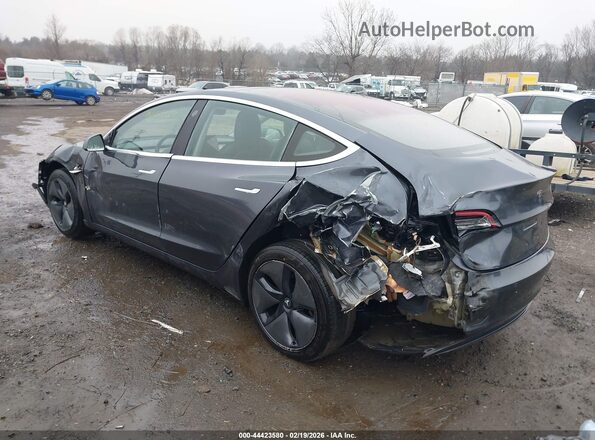 5YJ3E1EA4JF123647 2018 TESLA MODEL 3 Серый Задняя левая четверть