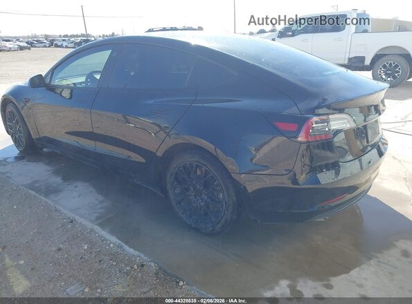 5YJ3E1EB0MF924038 2021 TESLA MODEL 3 Black Tył lewy