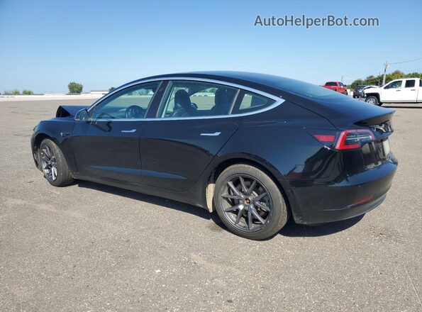 5YJ3E1EB2KF208755 2019 TESLA MODEL Черный Задняя левая четверть