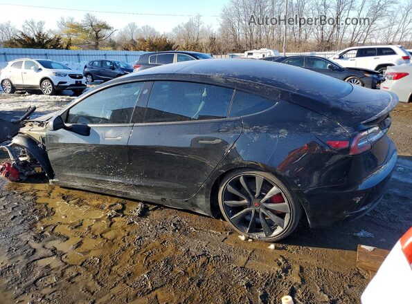 5YJ3E1EB2KF236622 2019 TESLA MODEL Черный Задняя левая четверть