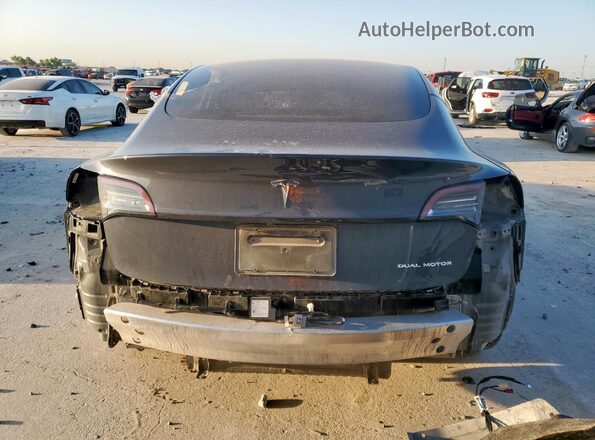 5YJ3E1EB2LF710618 2020 TESLA MODEL Серый Вид сзади