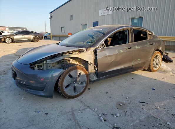 5YJ3E1EB2LF710618 2020 TESLA MODEL Серый Передняя левая четверть