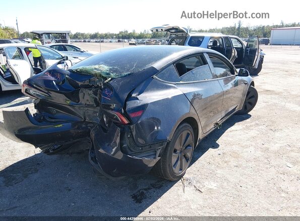 5YJ3E1EB2SF904130 2025 TESLA MODEL 3 Black Trasero derecho