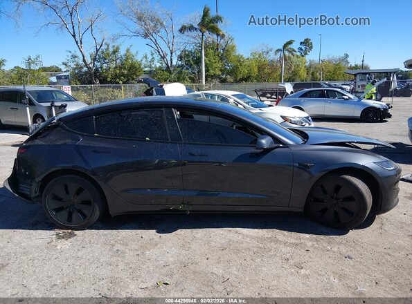 5YJ3E1EB2SF904130 2025 TESLA MODEL 3 Black Vista del cuadro de instrumentos