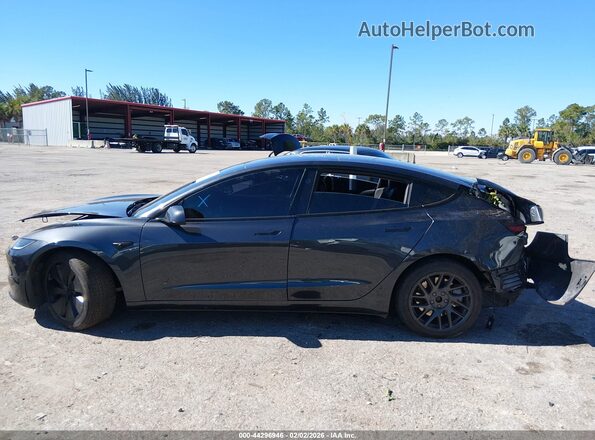 5YJ3E1EB2SF904130 2025 TESLA MODEL 3 Black Vista interior trasera