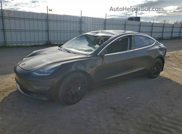 5YJ3E1EB3KF385119 2019 TESLA MODEL Черный Передняя левая четверть