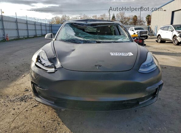 5YJ3E1EB3KF385119 2019 TESLA MODEL Черный Вид спереди