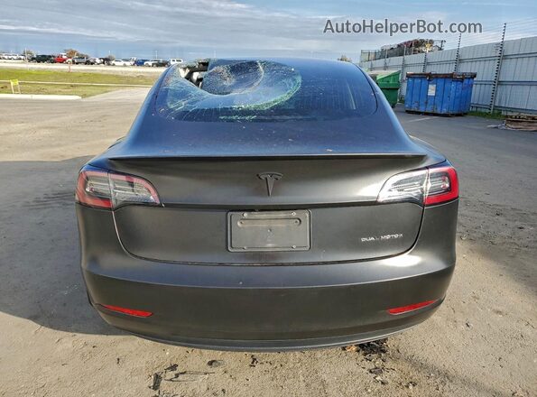 5YJ3E1EB3KF385119 2019 TESLA MODEL Черный Вид сзади