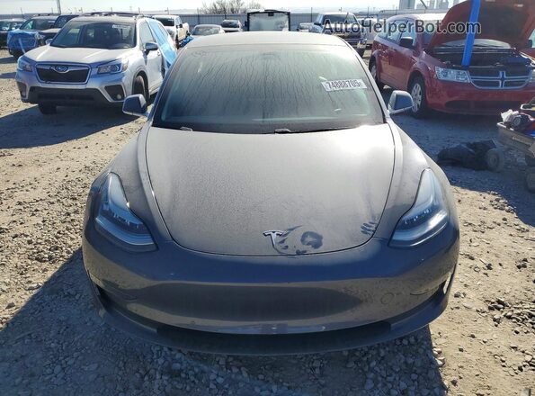 5YJ3E1EB3KF452303 2019 TESLA MODEL Charcoal Vista frontal