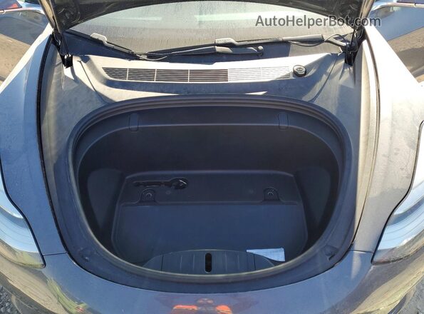 5YJ3E1EB3KF452303 2019 TESLA MODEL Charcoal Vista interior trasera