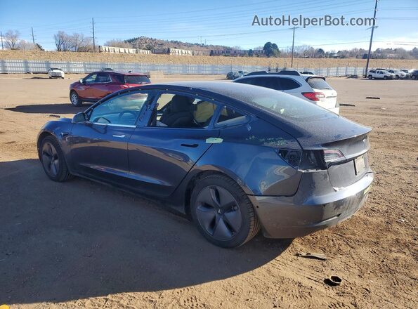 5YJ3E1EB3KF477346 2019 TESLA MODEL Gray Trasero izquierdo