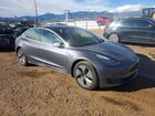 2019 Tesla Model 3 Gray vin: 5YJ3E1EB3KF477346