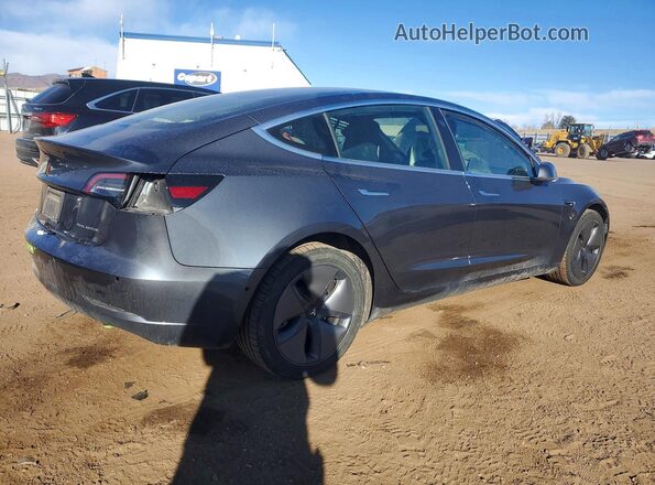 5YJ3E1EB3KF477346 2019 TESLA MODEL Gray Trasero derecho