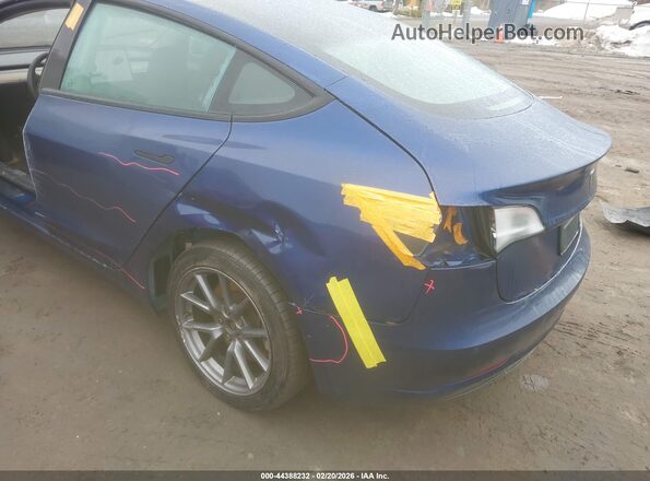 5YJ3E1EB4MF056237 2021 TESLA MODEL 3 Синий Вид спереди
