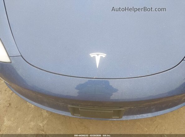 5YJ3E1EB4MF056237 2021 TESLA MODEL 3 Синий Вид сзади