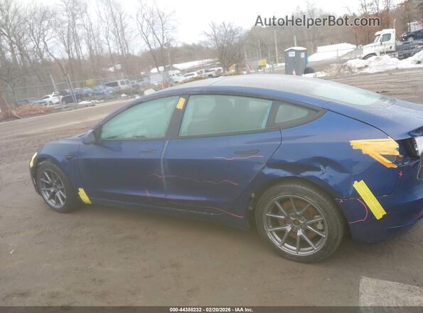 5YJ3E1EB4MF056237 2021 TESLA MODEL 3 Синий 